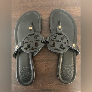 Tory Burch Black Miller Sandals